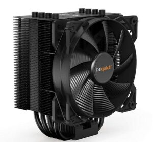 Be quiet! Pure Rock 2 Black (BK007), 150W TDP, CPU Cooler, Intel-1700/1200/2066/1150/1151/1155/2011(-3) Square ILM, AMD-AM4