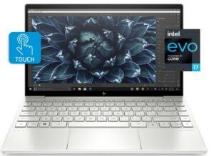 HP ENVY 13 Laptop, Intel Core i7-1165G7, 8 GB DDR4 RAM, 256 GB SSD Storage, 13.3-inch FHD Touchscreen Display, Windows 10 Home With Fingerprint Reader, Camera Kill Switch (13-ba1010nr, 2020 Model)